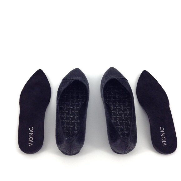 VIONIC Black Snake Caballo Flats - Picture 7 of 8